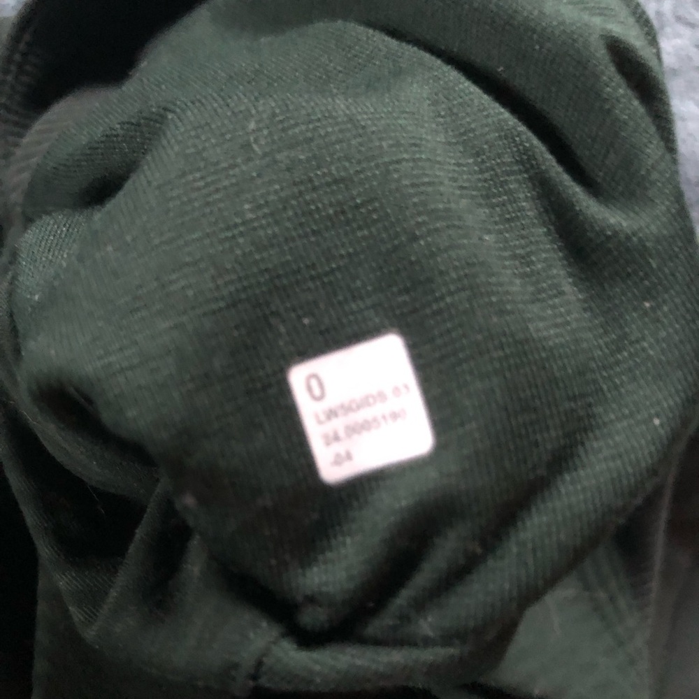 Lululemon Dark Legacy Green Studio Dance Pants 0 Short Inseam XS Track - Picture 6 of 7